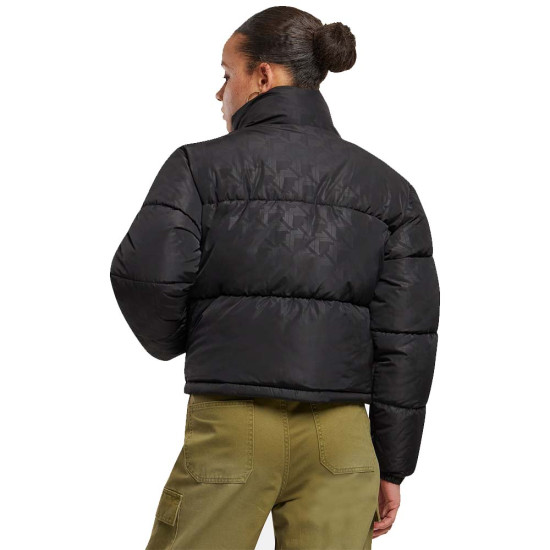 Karl Kani Γυναικείο μπουφάν OG AOP Crop Puffer Jacket